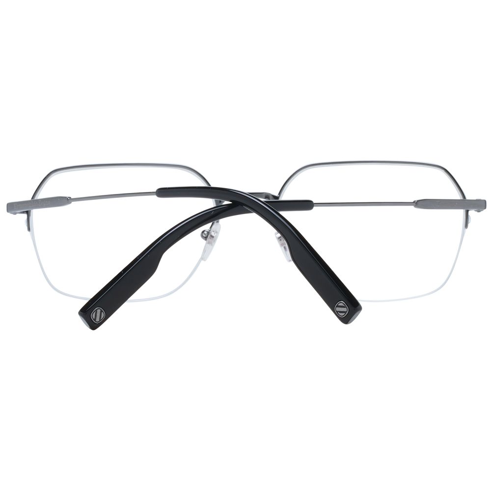 Ermenegildo Zegna Gray Men Glasses Frame