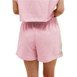 Comme Des Fuckdown Pink Cotton Short