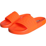 Dolce & Gabbana Orange Rubber Slides Sandals Beachwear Shoes LA11503-35