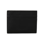 Billionaire Italian Couture Black Leather Cardholder Wallet VAS1445
