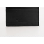 Billionaire Italian Couture Black Leather Cardholder Wallet VAS1445