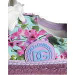 Dolce & Gabbana Multicolor Canvas Floral Espadrilles Sneakers Shoes