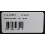 Billionaire Italian Couture Black Leather Cardholder Wallet VAS1445