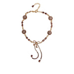 Dolce & Gabbana Gold Tone Brass Crystal Embellished Waist Chain Belt