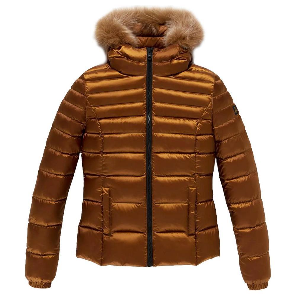 Refrigiwear Orange Nylon Women Jacket