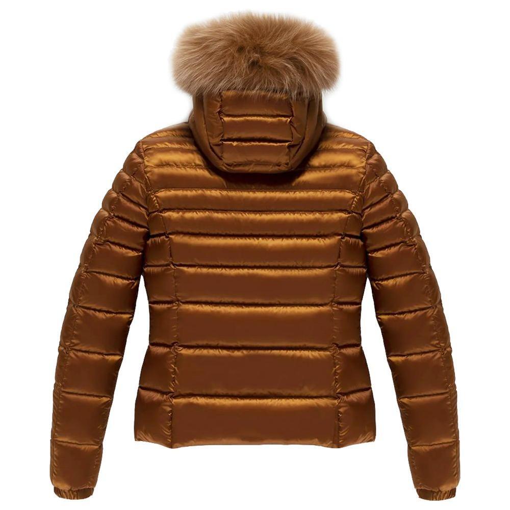 Refrigiwear Orange Nylon Women Jacket