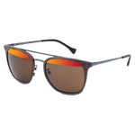 Police Brown Metal Sunglasses