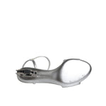 Dolce & Gabbana Silver KEIRA Heels Ankle Strap Sandals Shoes