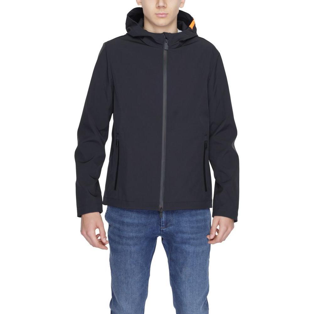 Suns Black Polyester Jackets & Coat SU-14178800009-IT44 | S