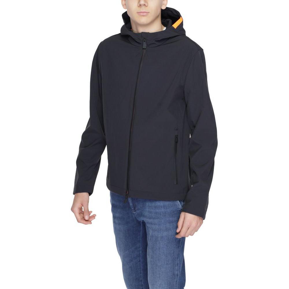 Suns Black Polyester Jackets & Coat SU-14178800009-IT44 | S