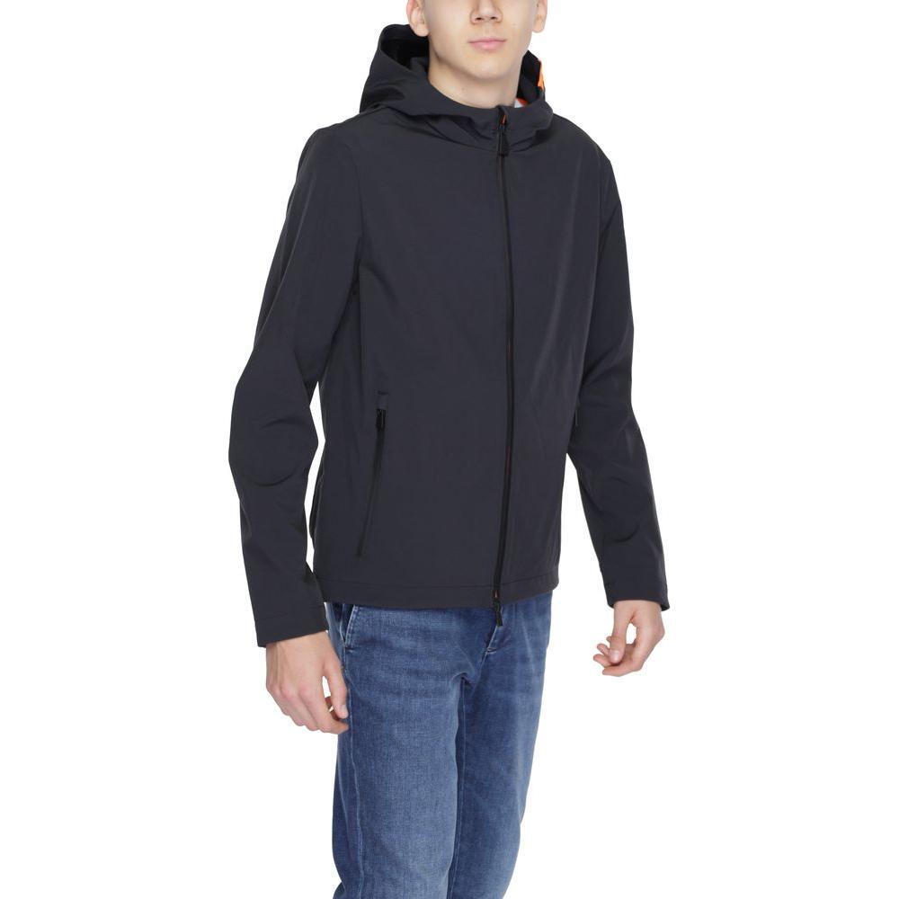 Suns Black Polyester Jackets & Coat SU-14178800009-IT44 | S