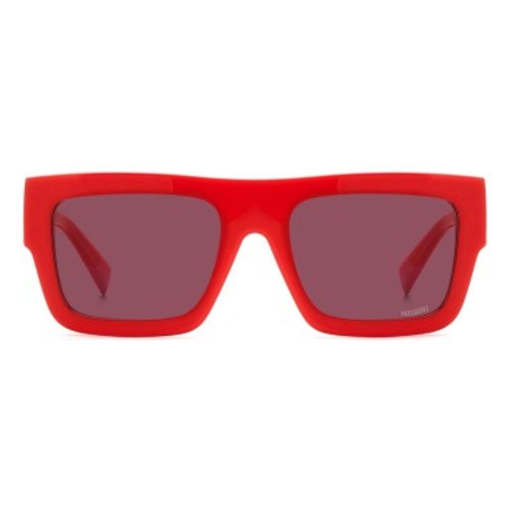 Missoni Red Plastic Sunglasses