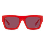 Missoni Red Plastic Sunglasses