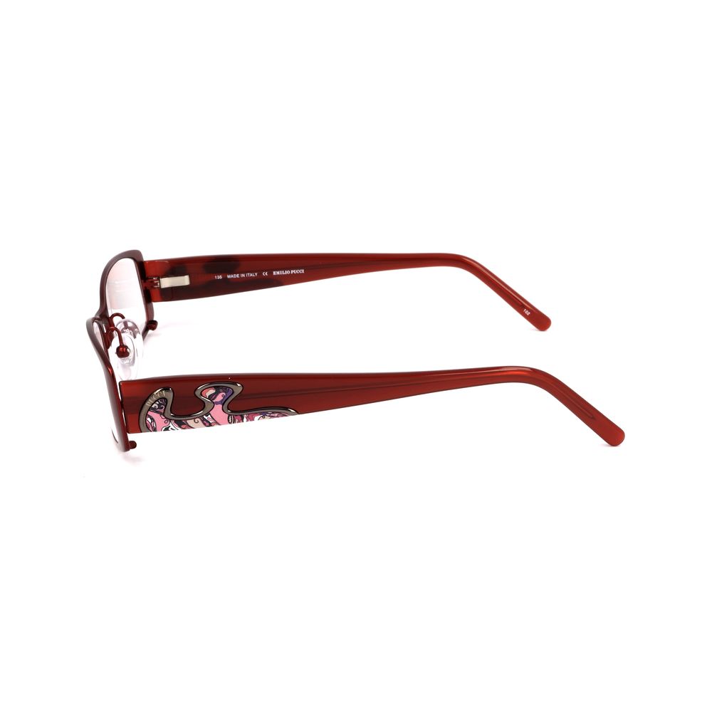 Emilio Pucci Red Metal Glasses (Frames)
