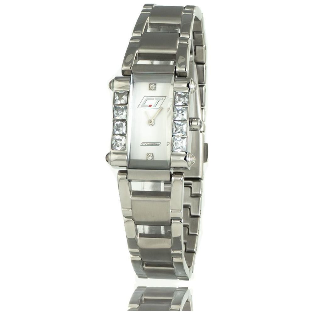 Chronotech Silver Stainless Steel Bracelet Watch