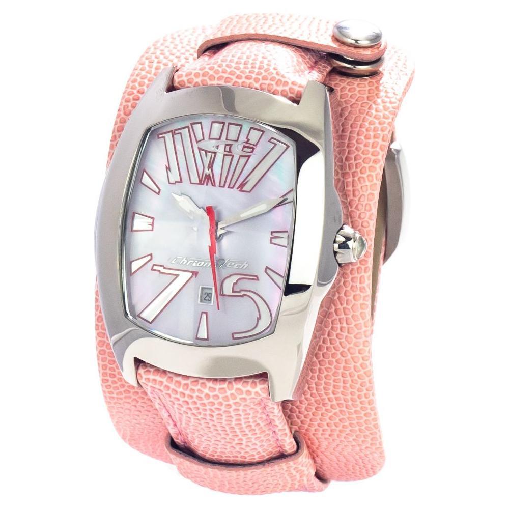 Chronotech Multicolor Leather Watch