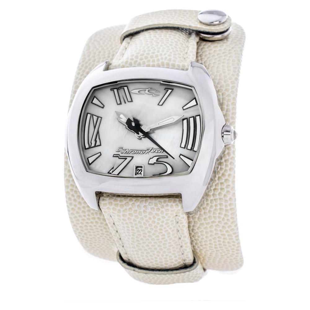 Chronotech Beige Leather Watch CHCT2188L20AC