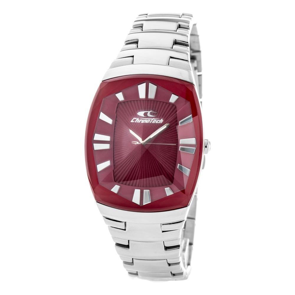 Chronotech Silver Stainless Steel Watch