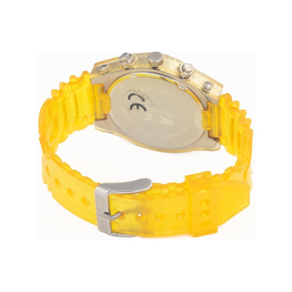 Chronotech Yellow Rubber Watch
