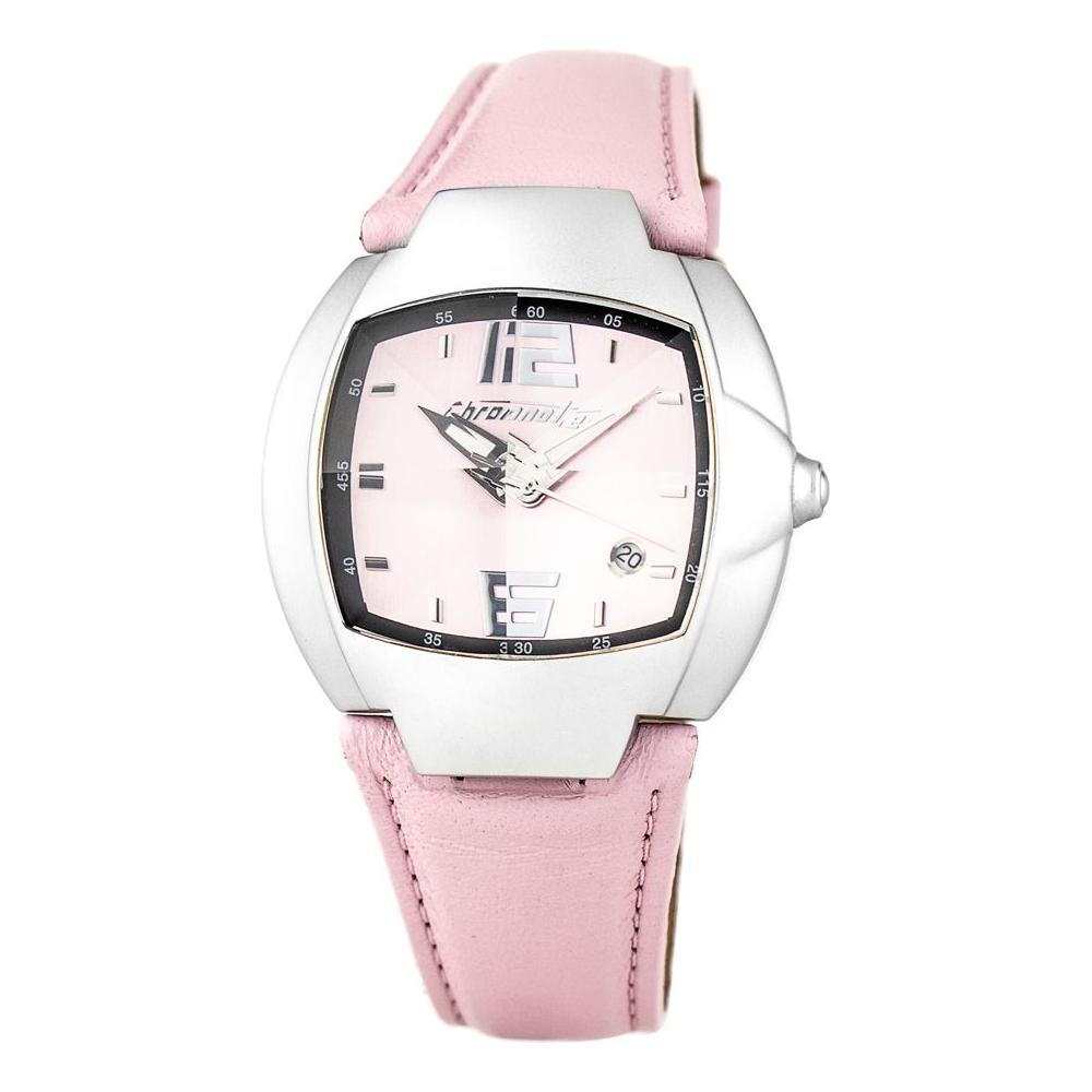 Chronotech Multicolor Leather Dress Watch