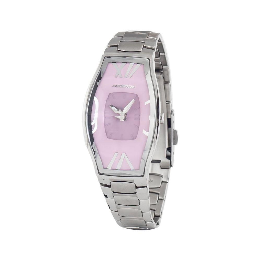 Chronotech Silver Stainless Steel Watch