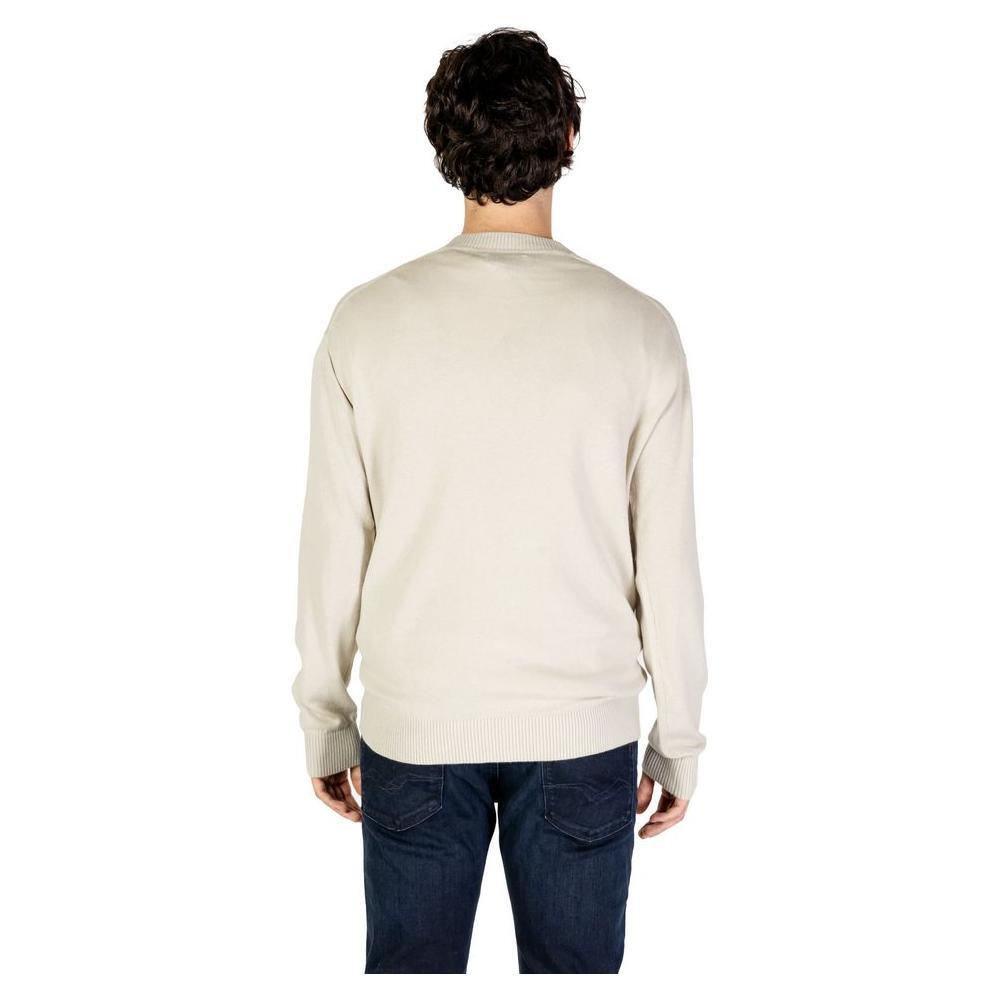 Calvin Klein Jeans Beige Organic Cotton Sweater CA-14581002507-IT52 | XL