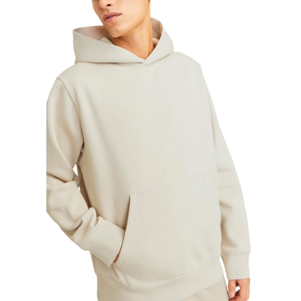 Jack Jones Beige Cotton Hoody
