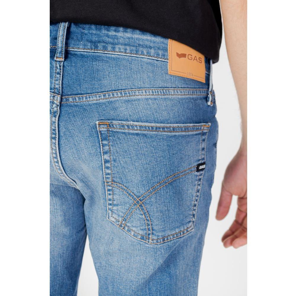 Gas Blue Cotton Bermuda GA-13363500176-W31