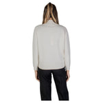 Street One Cream Polyester Sweater ST-15734000143-IT40|S