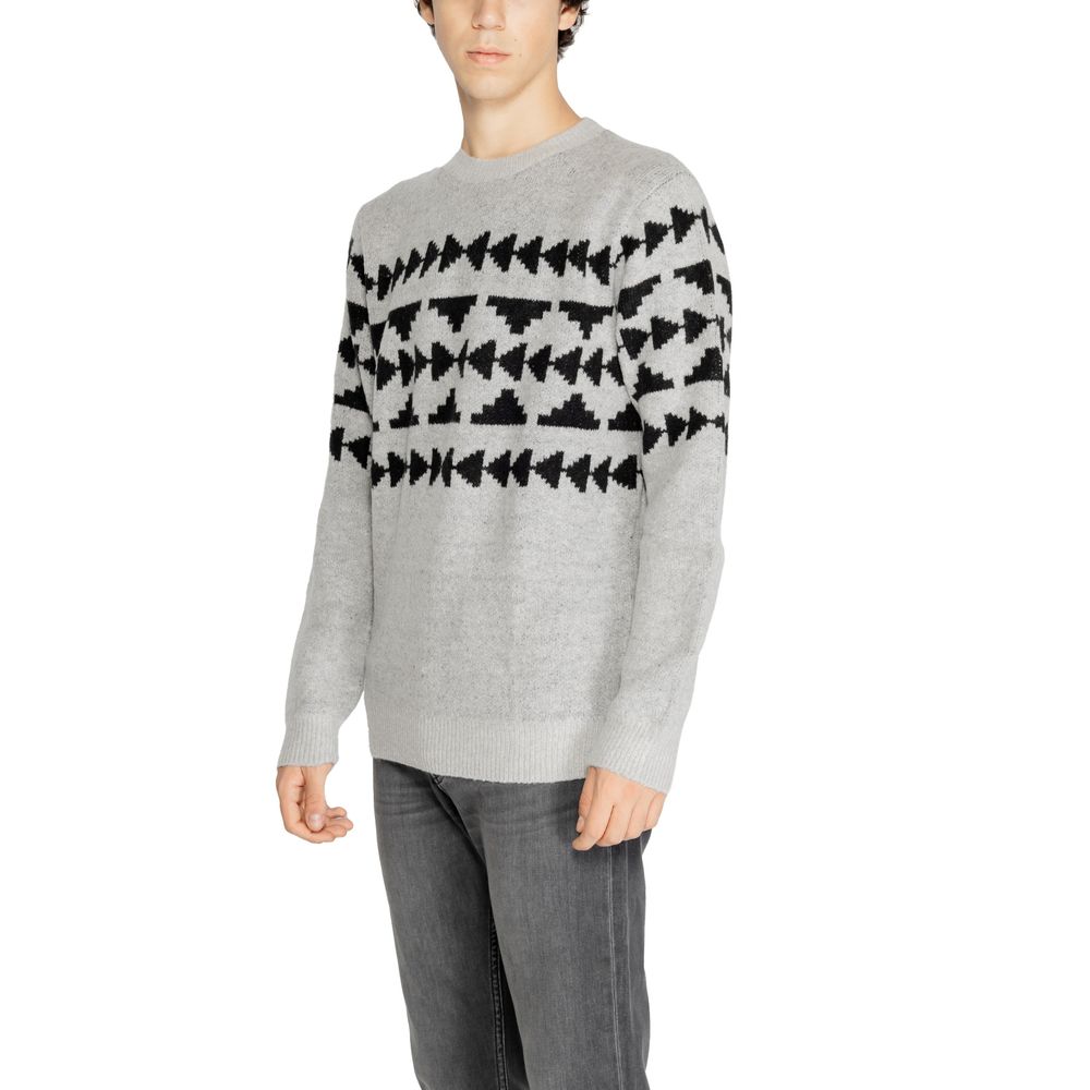 Antony Morato Gray Marabou Sweater