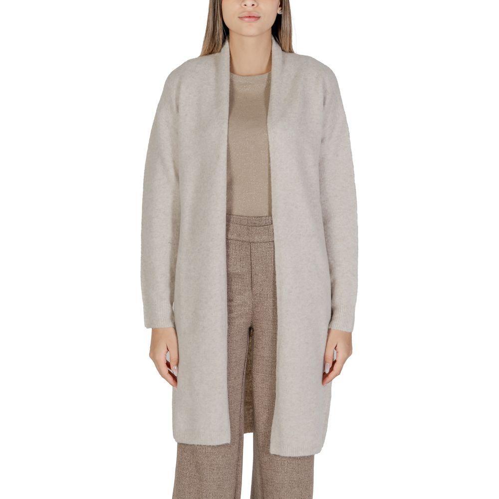 Morgan De Toi Beige Polyester Cardigan MO-15618600127-IT42|M