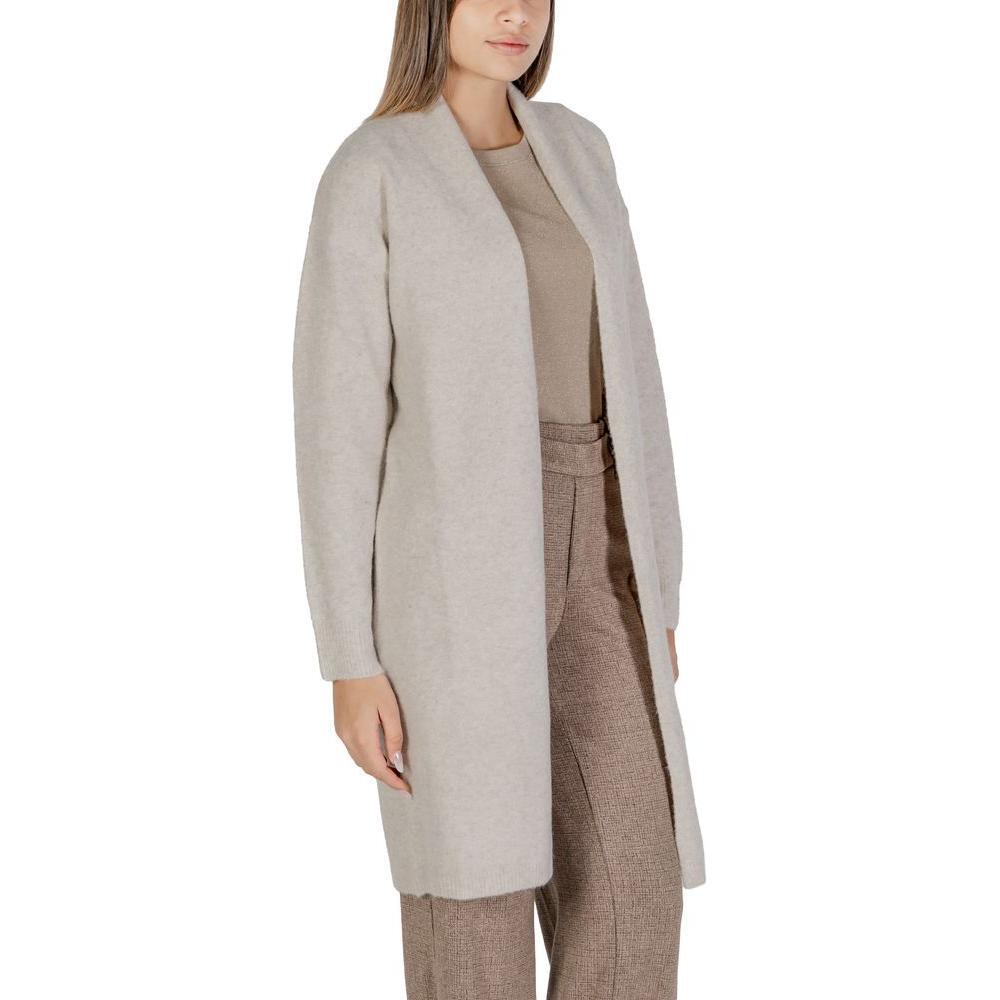 Morgan De Toi Beige Polyester Cardigan MO-15618600127-IT42|M
