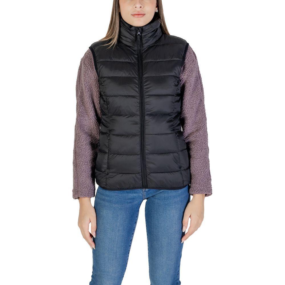 B.Young Black Nylon Sleveless Jacket BY-15713000009-IT40|S
