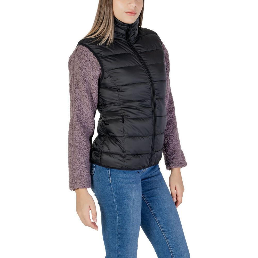 B.Young Black Nylon Sleveless Jacket BY-15713000009-IT40|S