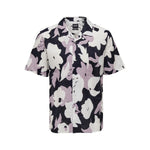 Only & Sons Purple Linen Shortsleeve