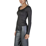 Vero Moda Black Recycled Polyester Long Sleeve VE-15824900009-IT38|XS