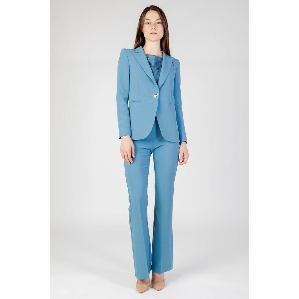 Rinascimento Turquoise Polyester Blazer RI-12022500679-IT42|M