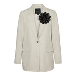 Vero Moda Beige Polyester Blazer VE-13395300127-IT36|XXS