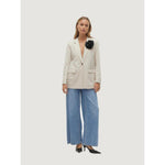 Vero Moda Beige Polyester Blazer VE-13395300127-IT36|XXS