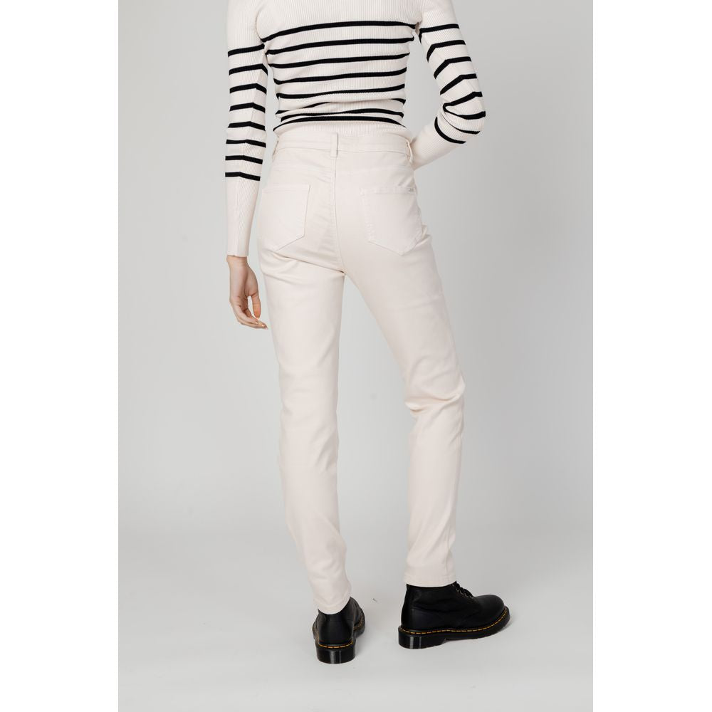 Morgan De Toi Beige Cotton Pant MO-13439900127-IT44|L