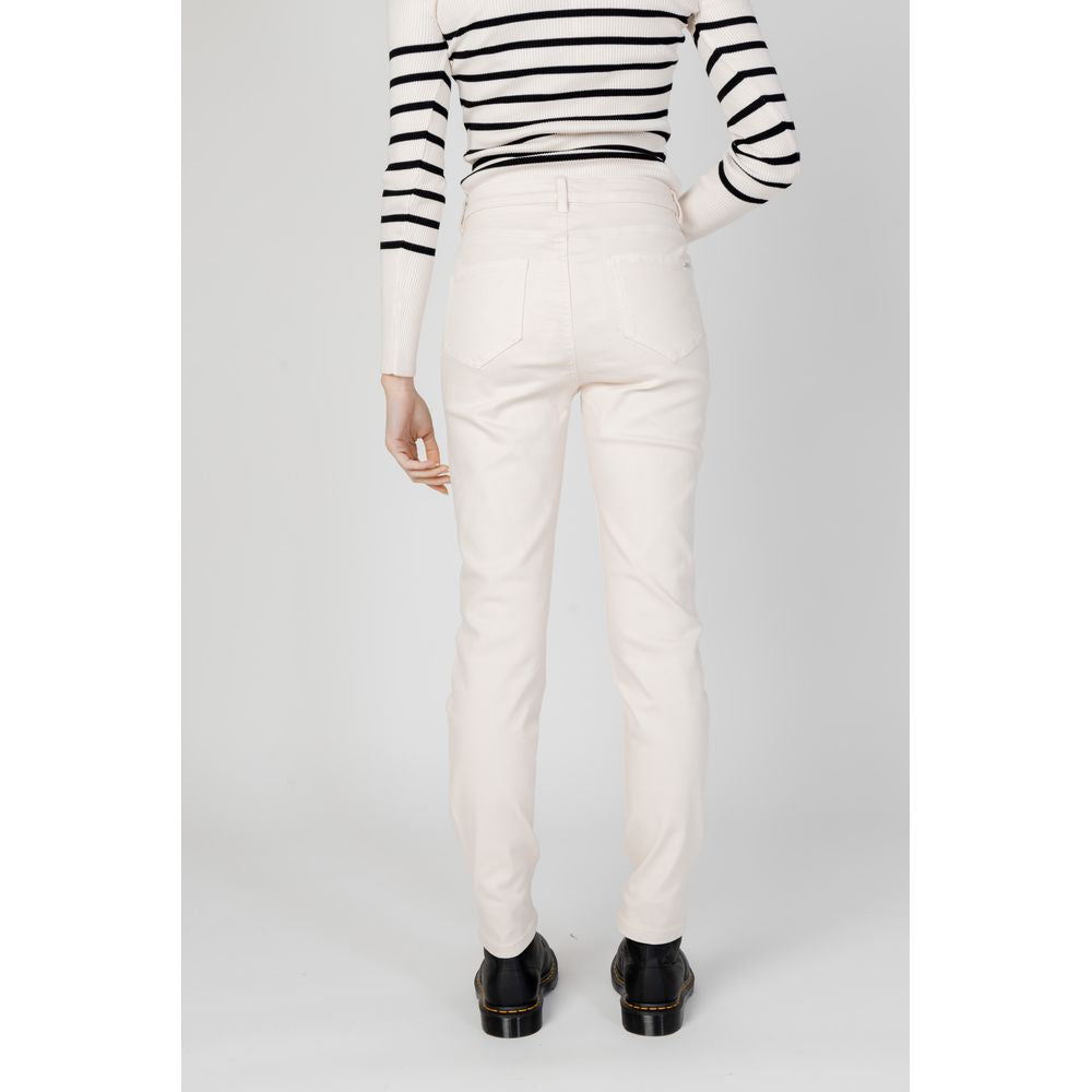 Morgan De Toi Beige Cotton Pant MO-13439900127-IT44|L