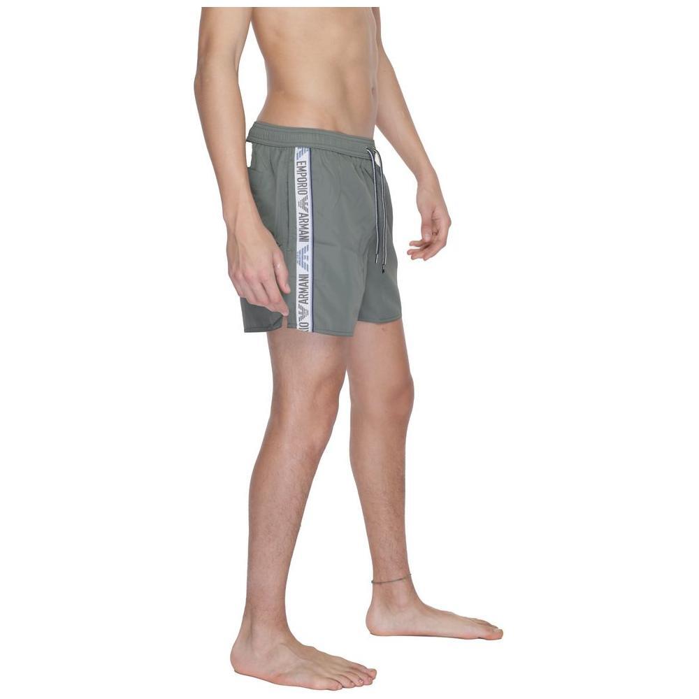 Emporio Armani Underwear Green Polyester Swim Short