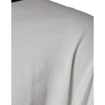 Dolce & Gabbana White Camouflage Cotton Round Neck T-shirt