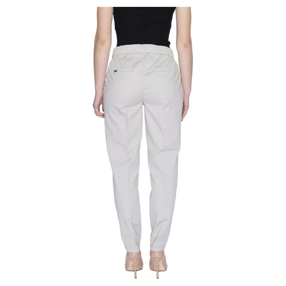 Street One Beige Cotton Pant ST-14200902507-W44 | L28