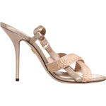 Dolce & Gabbana Beige Keira Slingback Heels Sandals Shoes LA11970-37