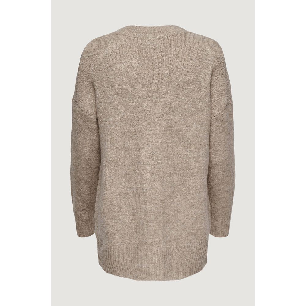 Only Beige Marabou Sweatshirt