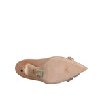 Dolce & Gabbana Beige Satin Crystal High Heels Pumps Shoes