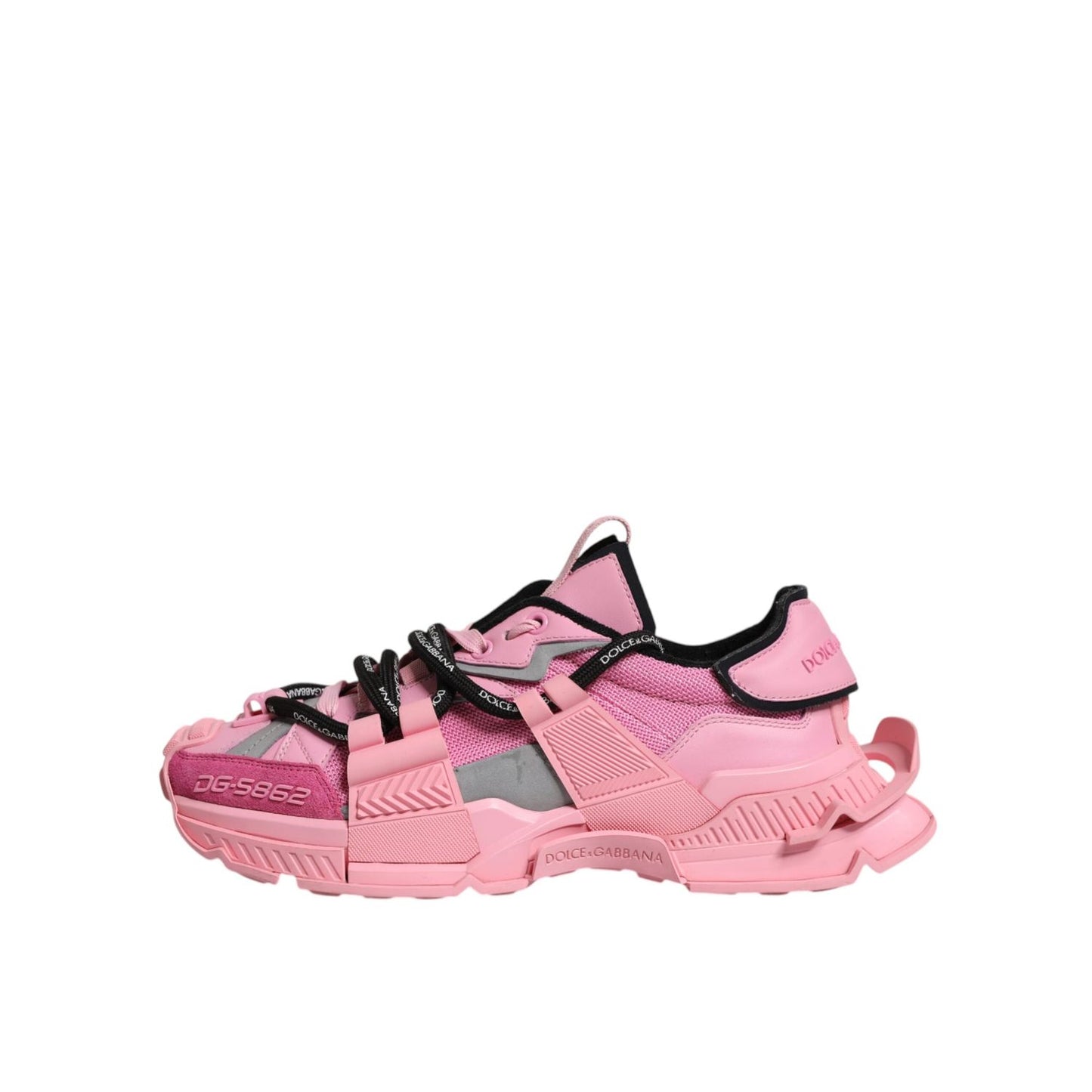 Dolce & Gabbana Pink Low Top Space Women Sneakers Shoes