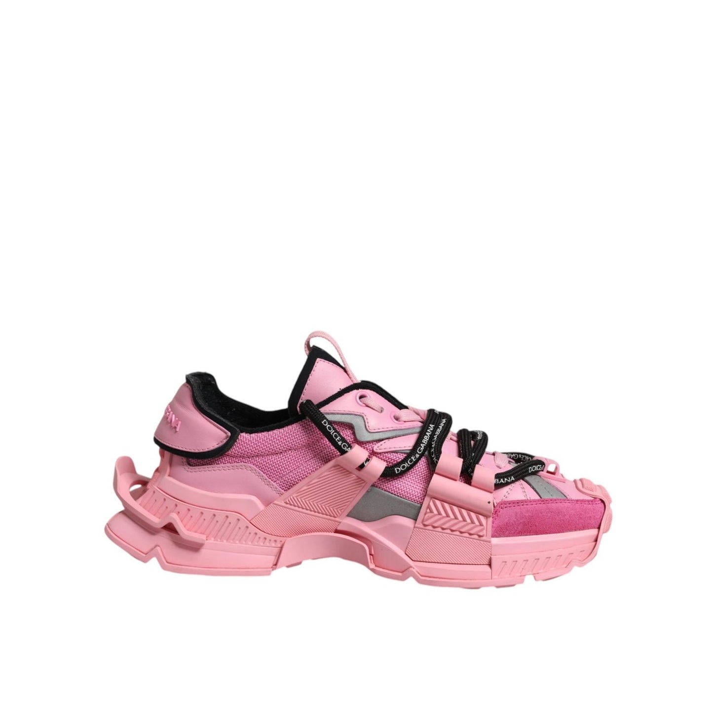 Dolce & Gabbana Pink Low Top Space Women Sneakers Shoes