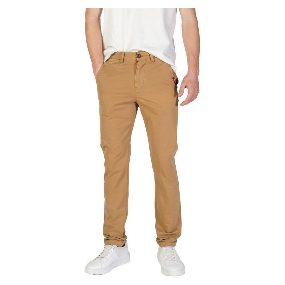 Superdry Beige Cotton Skinny Pant SU-15870100127-W28 | L32